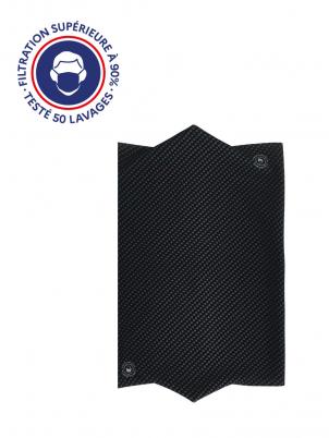 TOUR DE COU ERGO REVERSIBLE BOLDO'AIR SPORT : CARBONE (Produit anti covid)